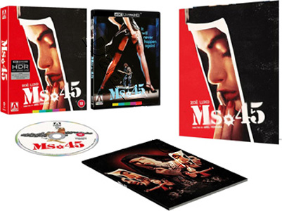 Ms. 45 4K | Angel of Vengeance  | Rape Squad |Ms. Forty Five  Blu-Ray
